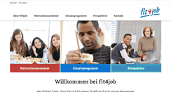 Desktop Screenshot of fit4job.ch